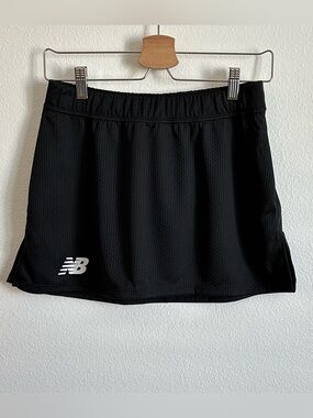 New Balance Black Jersey Athletic Skirt Size S
